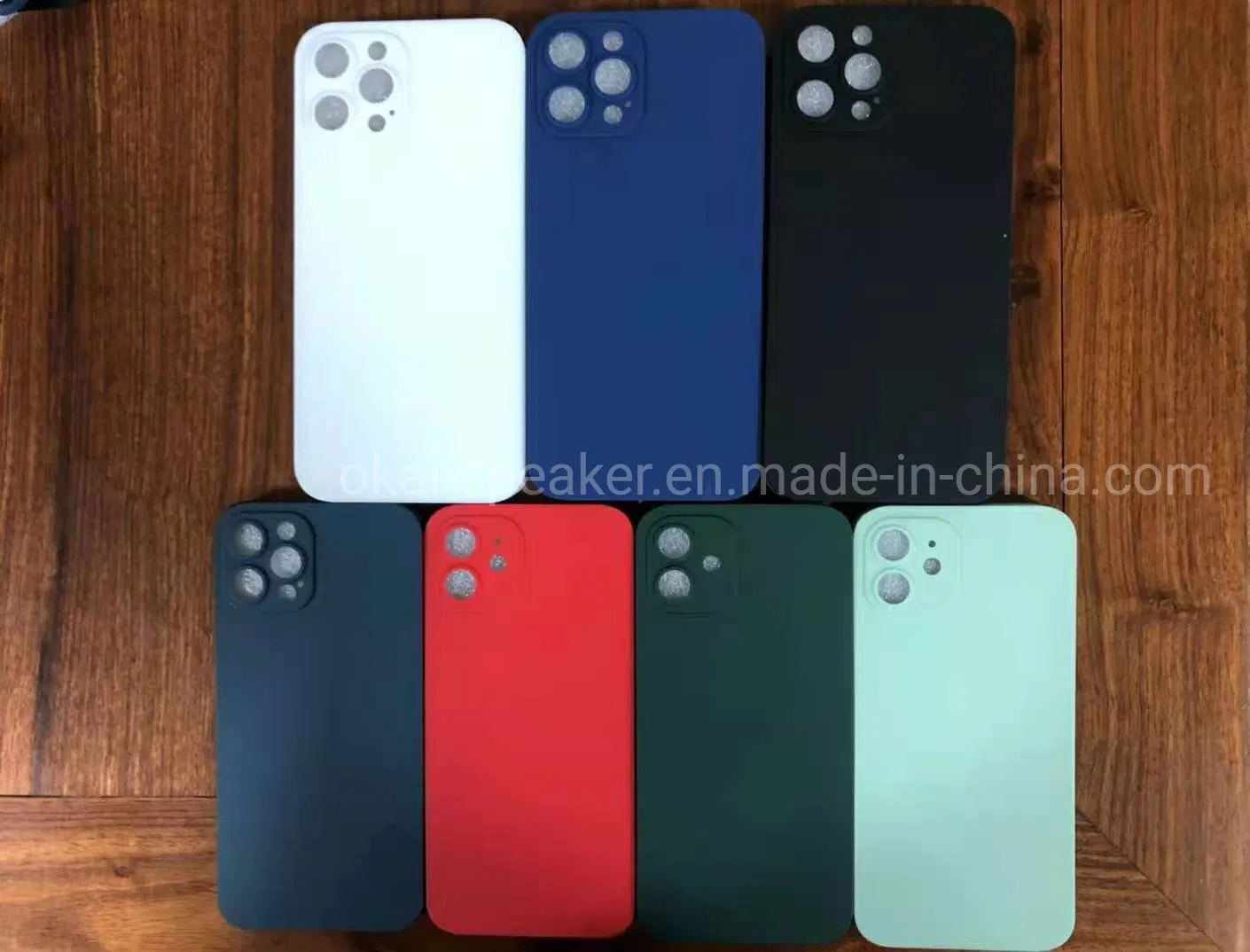 Защитное стекло 2в1 с матовым чехлом для iPhone 13