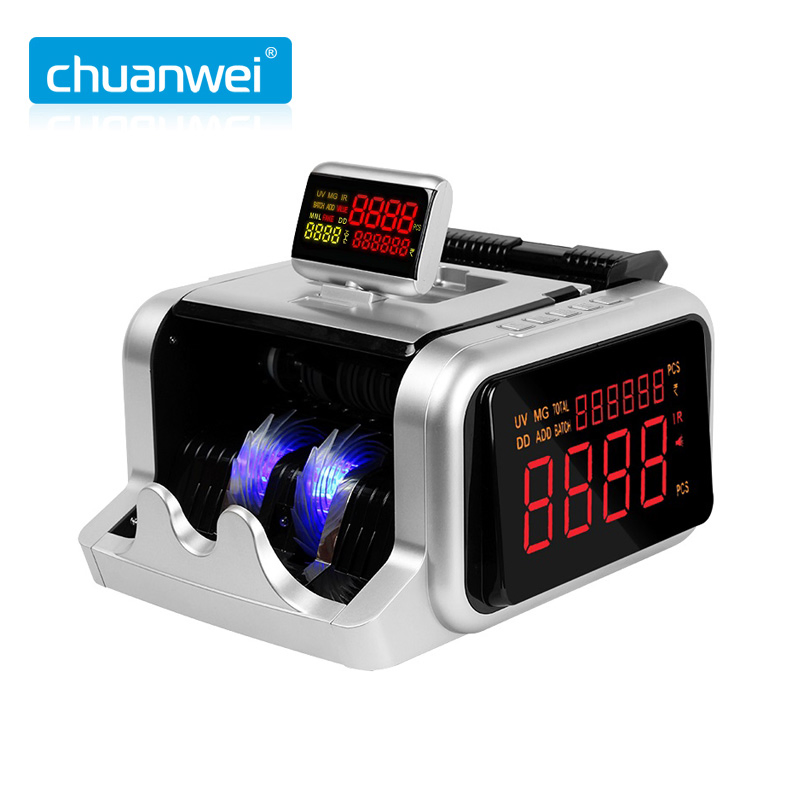 Al-2600 Big Display Automatic Cash Counting Machine Money Counter
