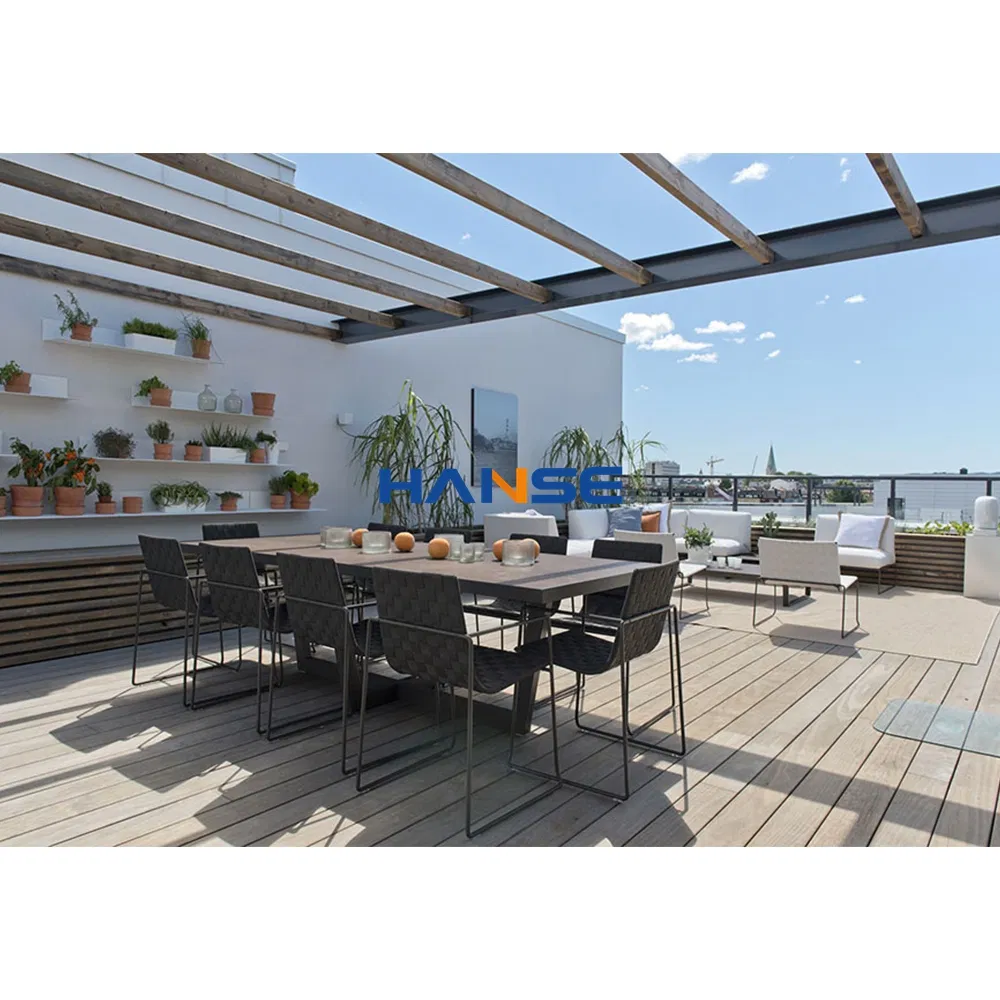 Cheap UV-Stable Brushed Europe Standard 25mm Thickness Interlocking Co-Extrusion WPC Composite Waterproof WPC Composite Decking