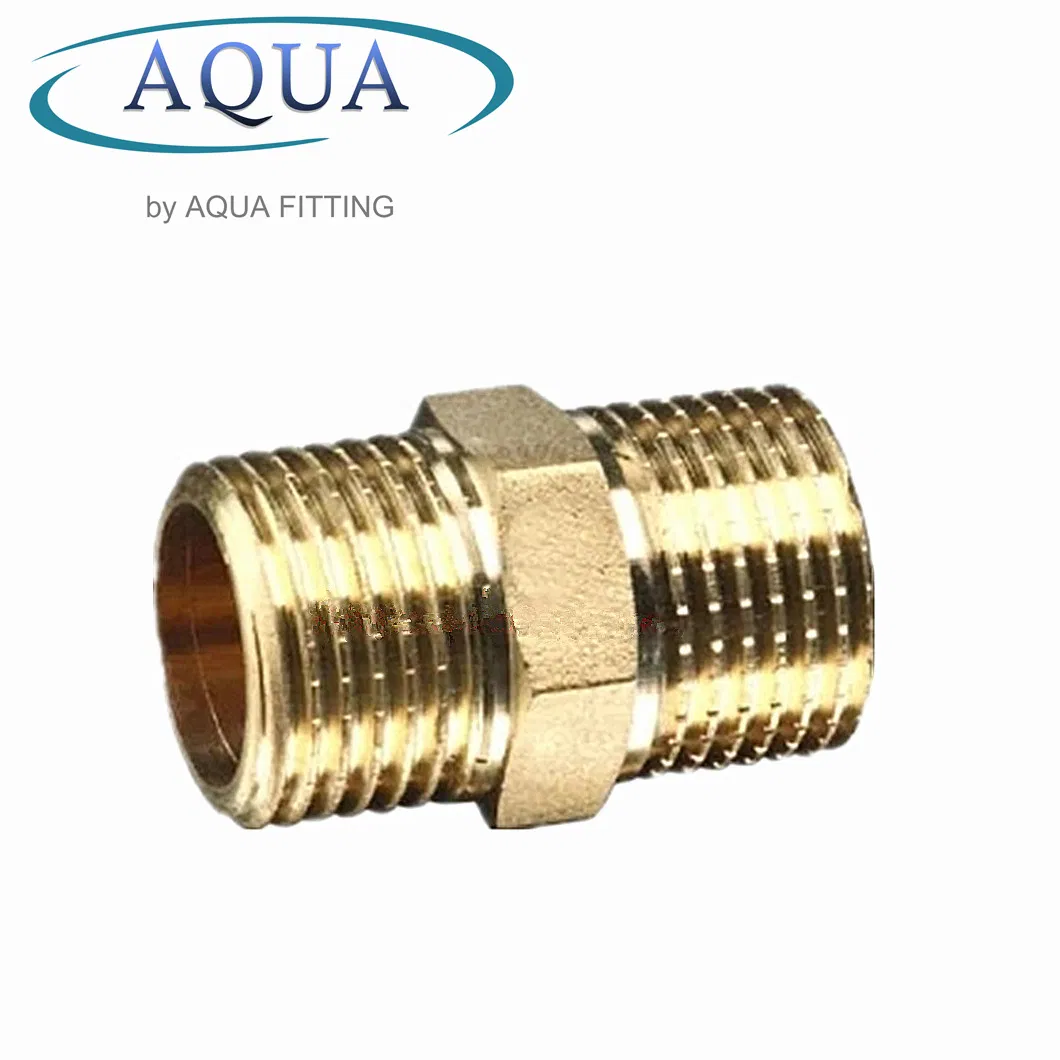 1/2inch - 2inch Bronze Nipple Forged Fitting Plumbing Materials Copper Nipple Brass Nipple