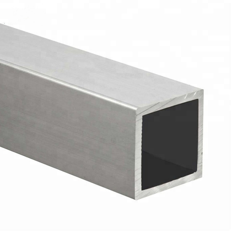 China Supplier 6061 T6 Square Rectangular Aluminum Hollow Tubes