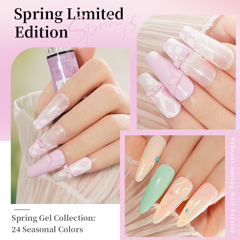 R S Nail Art Supplies OEM/ODM Long Lasting Wholesale UV Lamp Vegan Spring Colorful Gel Polish Varnish
