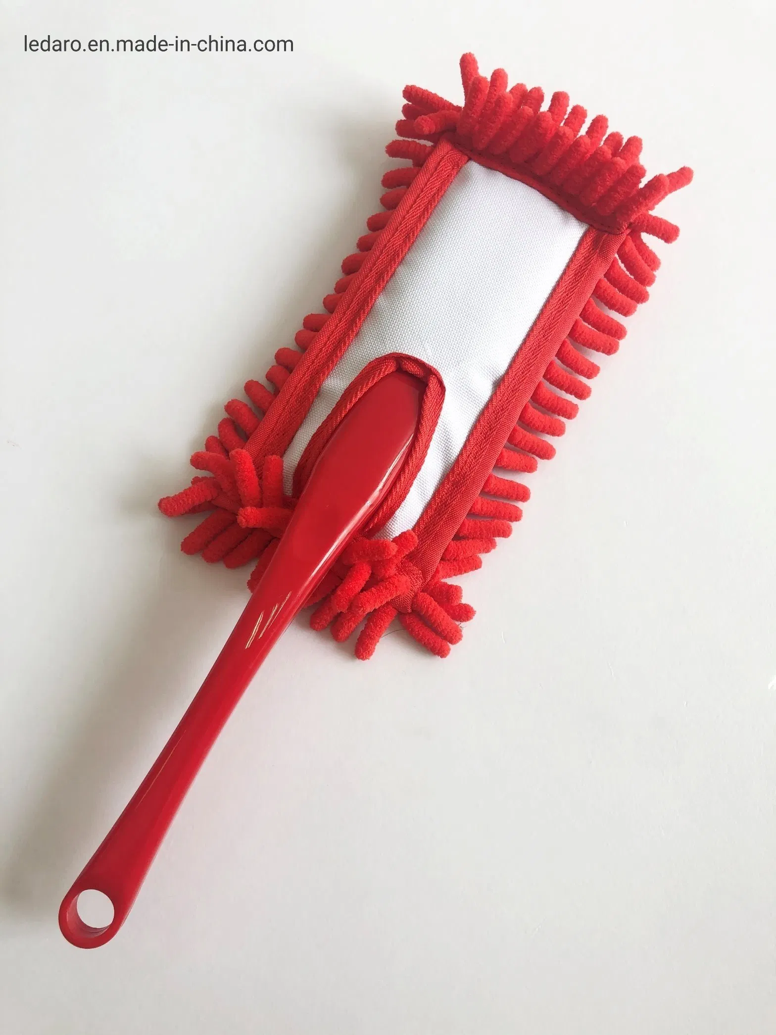 Custom Fluffy Rotating PP Handle Microfiber Duster Auto Microfiber Mop Duster