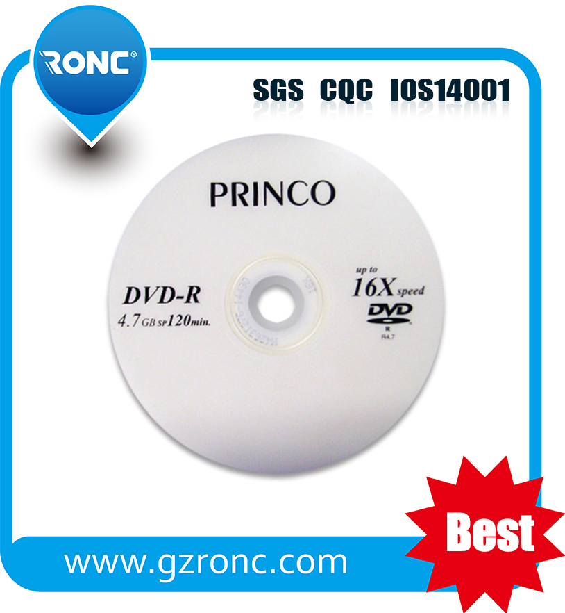 DVD-R диски Grade A+ для печати, оптом