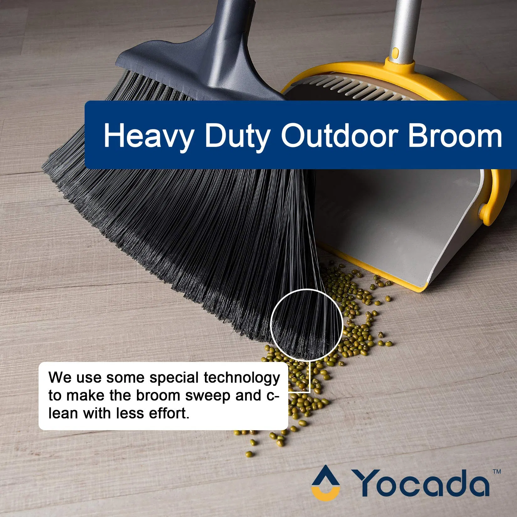 Amazon Ebay Floor Cleaning Garage Brooms Indoor Large Size Kitchen Broom