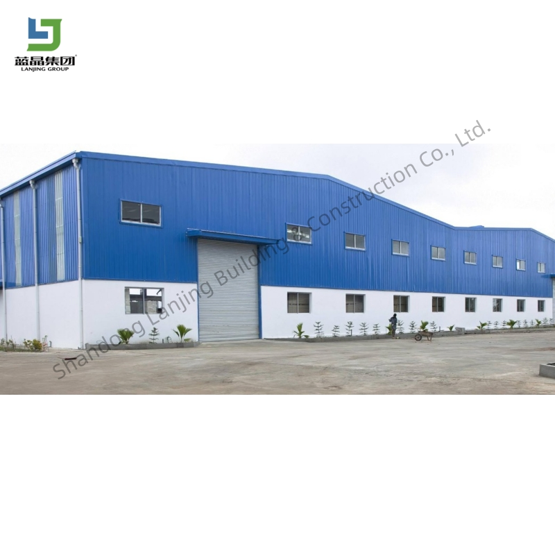 Large Span Steel Structure Industrial Prefab Metal Warehouse Building Garage Shed Workshop Poultry Layer Broiler Breeder Chicken Farm House Low Cost Price
