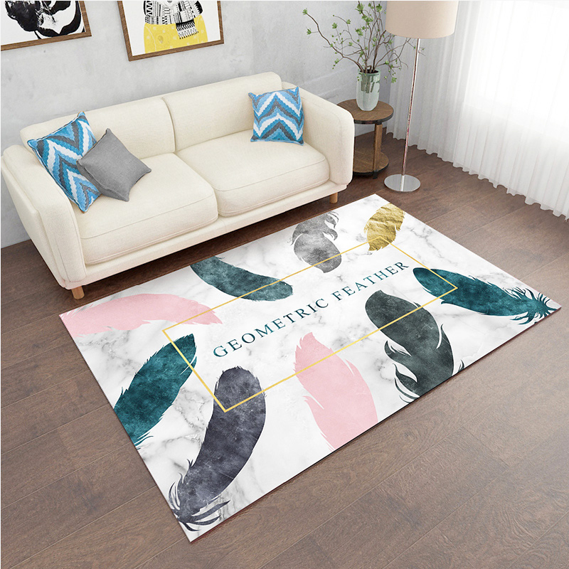 Wholesale Customized Easy to Clean Carpet Non-Slip Large Modern Carpet for Family Bathroom and Kitchen Carpet Well Selling Carpet Faux Silk Carpet