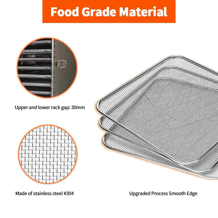 Mechanism Knob Fruit Vegetable Dryer Chicken Beef Jerky 16tray Food Dehydrator