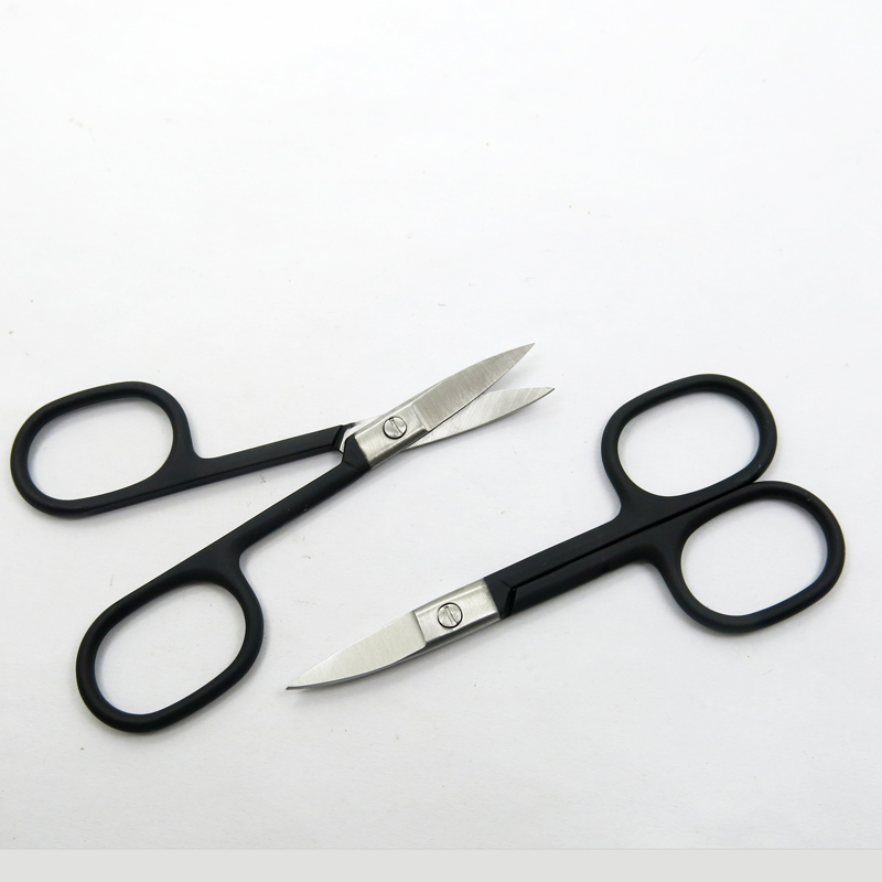Stainless Steel with Black Coated Beauty Tools Cuticle Manicure Tools Manicure Care Facial Trmming Eyebrow Hair Cutter