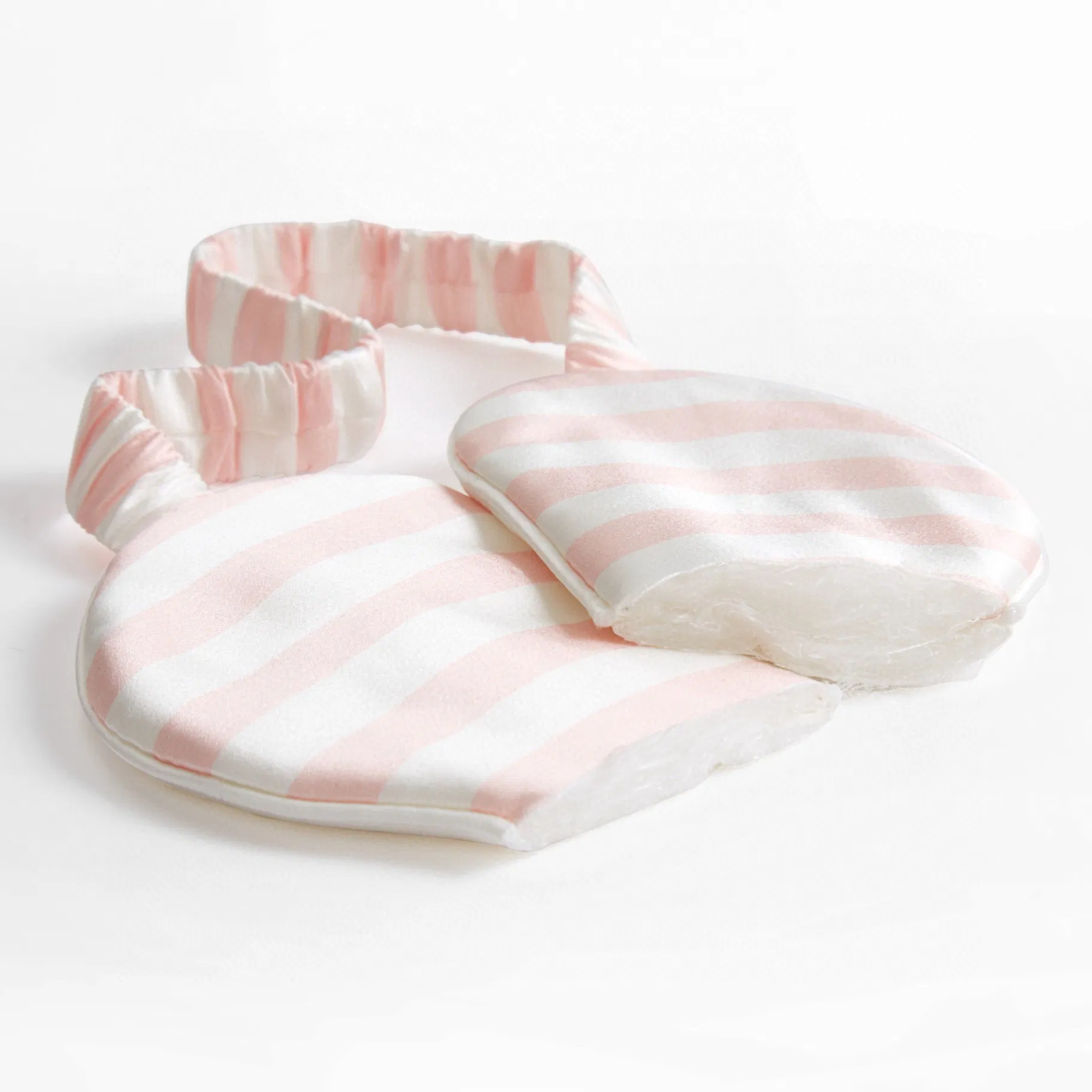 Custom Striped Digital Print 22mm 100% Mulberry Silk Sleep Eye Mask
