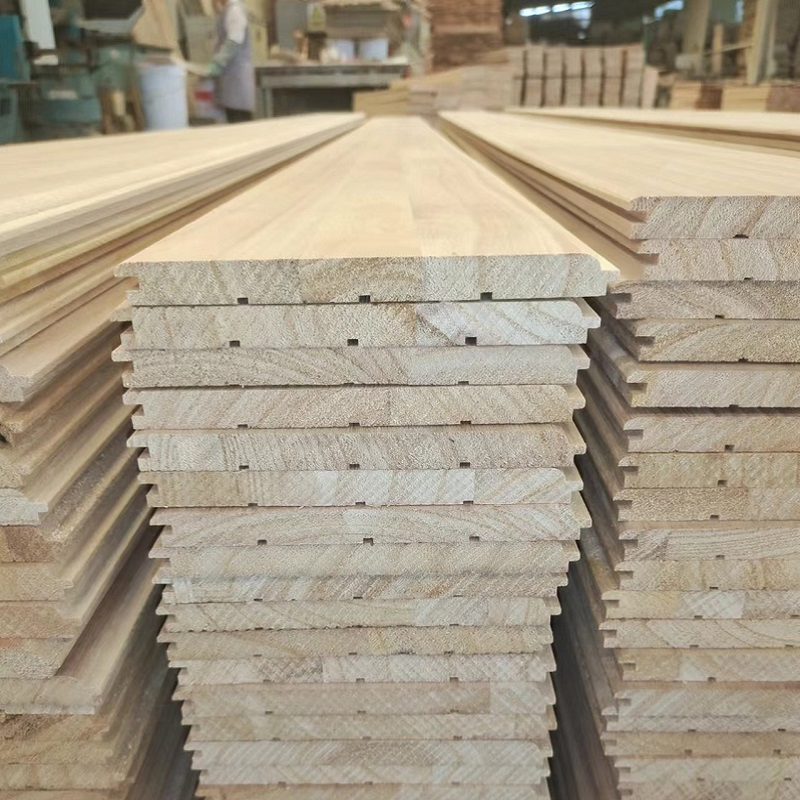 Factory Produces Solid Wood Panel Wall Panels for Interior Decoration