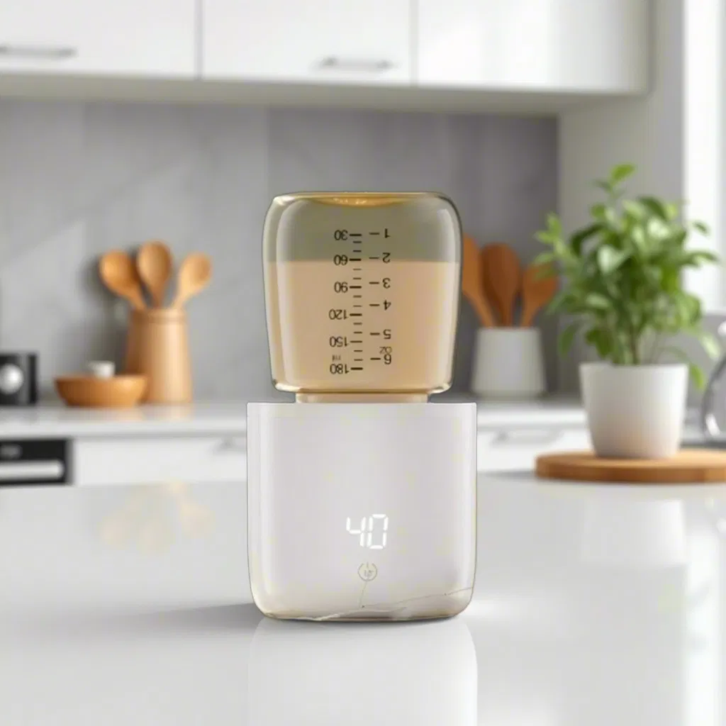 2 in 1 Milk Bottle Warmer Automatically Heats and Keeps Breast Milk Warm, Constant - Temperature for Babies