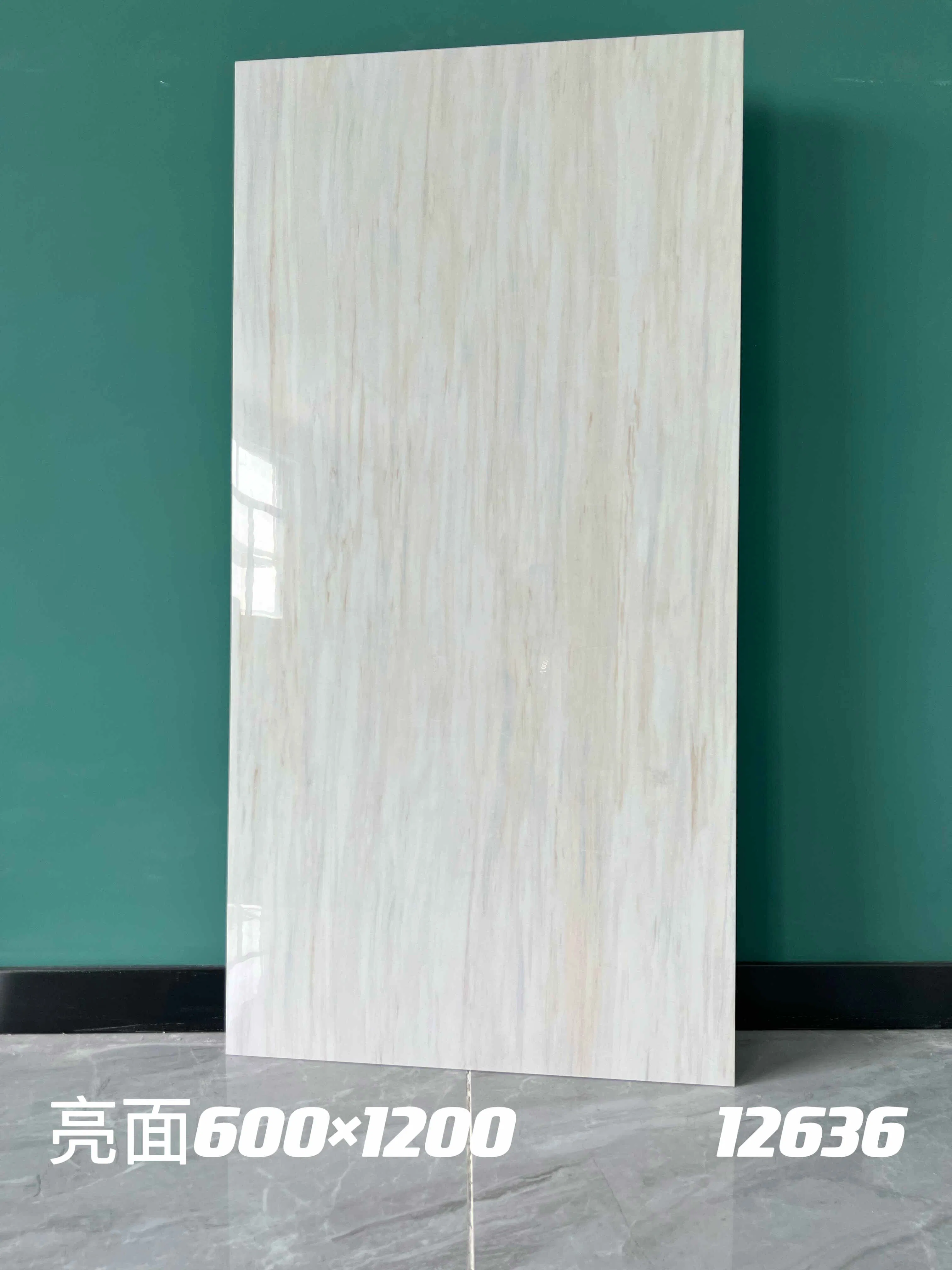 600X1200mm Modern Design Glossy Porcelain Polished Tiles Marble Look Factory Sale