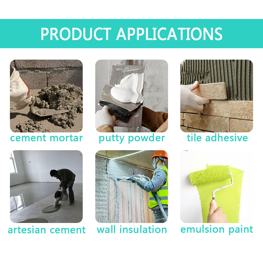 Gx-612 Brand Low Ash Redispersible Polymer Powder Rdp/Vae for Dry-Mixed Mortar
