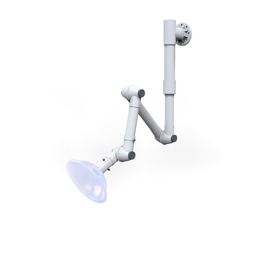 Advanced Laboratory Aluminum Fume Exhaust System Eyewash