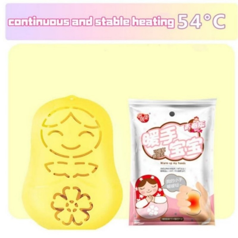 Custom Air-Activated Hand Warmer Self Heating Patch with Safe and Natural Heating Pack