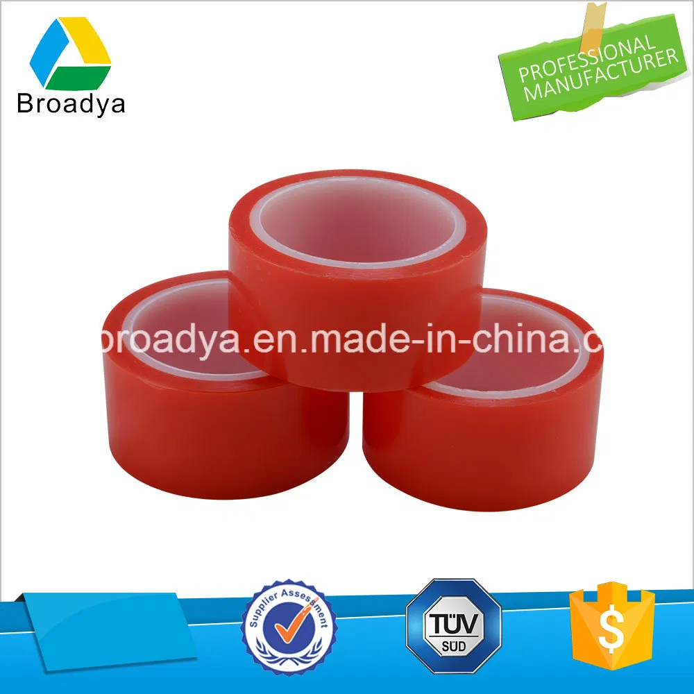 Glassine Release Paper Double Sided Transparent Pet Adhesive Tape (BY6982G)