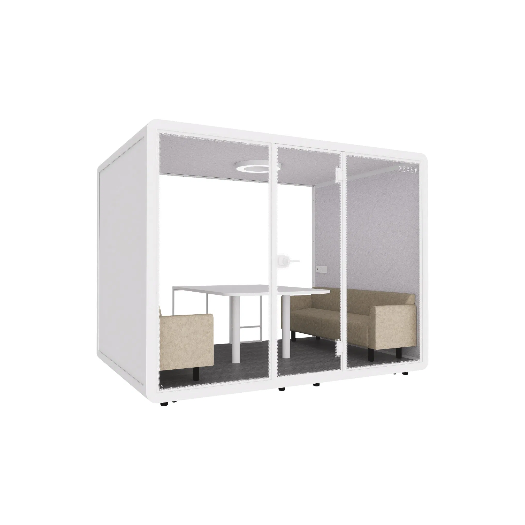 Office Privacy Soundproof Pod with Sealed Structure and High Density Sound Absorbing Panels