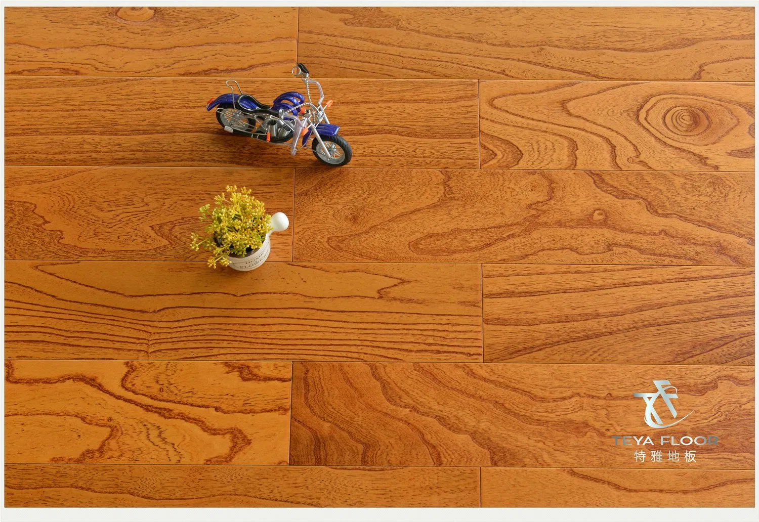 Elm Engineered Wood Flooring Embossed, UV Lacquer