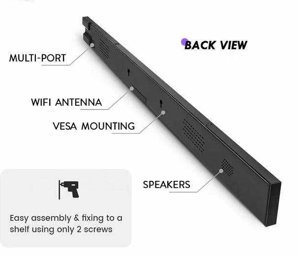 Сенсорный дисплей для супермаркета, Android, рекламный