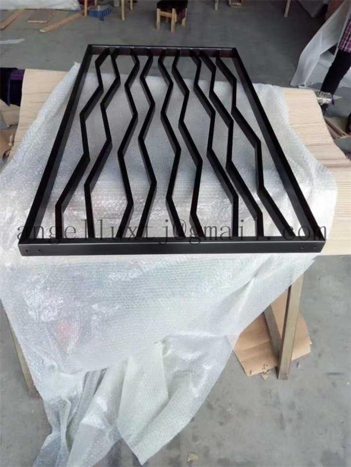 Foshan Factory Price 304 Bronze Color Stainless Steel Decoration Partition Art Screen for Room Divider