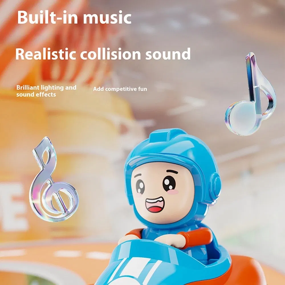 Машинки-бамперы с вылетающими водителями и пультом