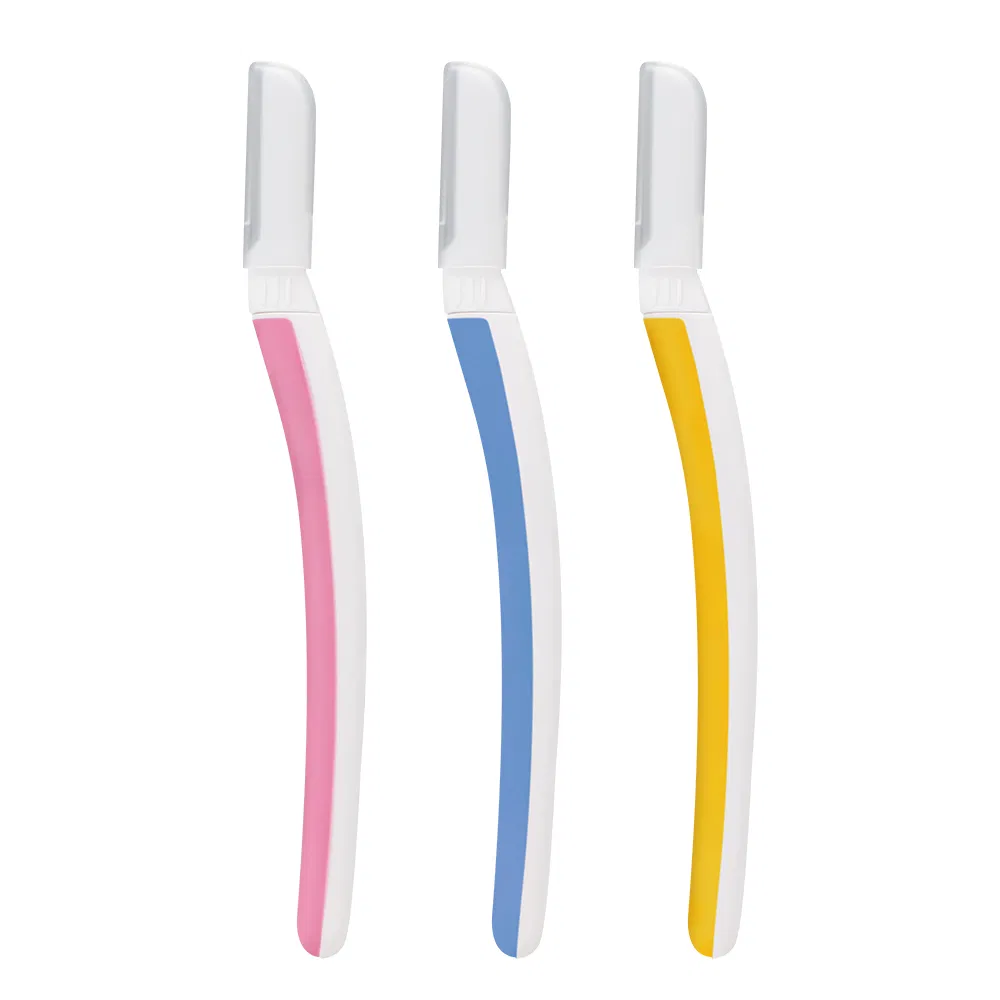Women Dermaplaning Tool Replaceable Head Eyebrow Razor Stainless Steel Blade