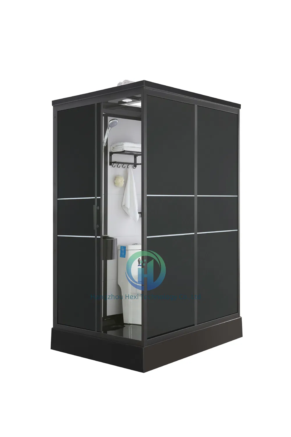All in One Bathroom Concealed Integrated Capsule Prefab Toilet Shower Room