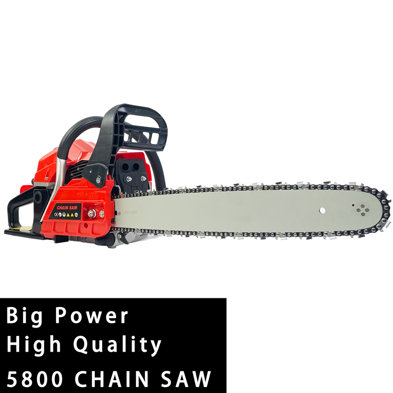 Gasoline 2-Stroken Chainsaw 58cc 3.4HP 22 Inch Bar Fucking Machine