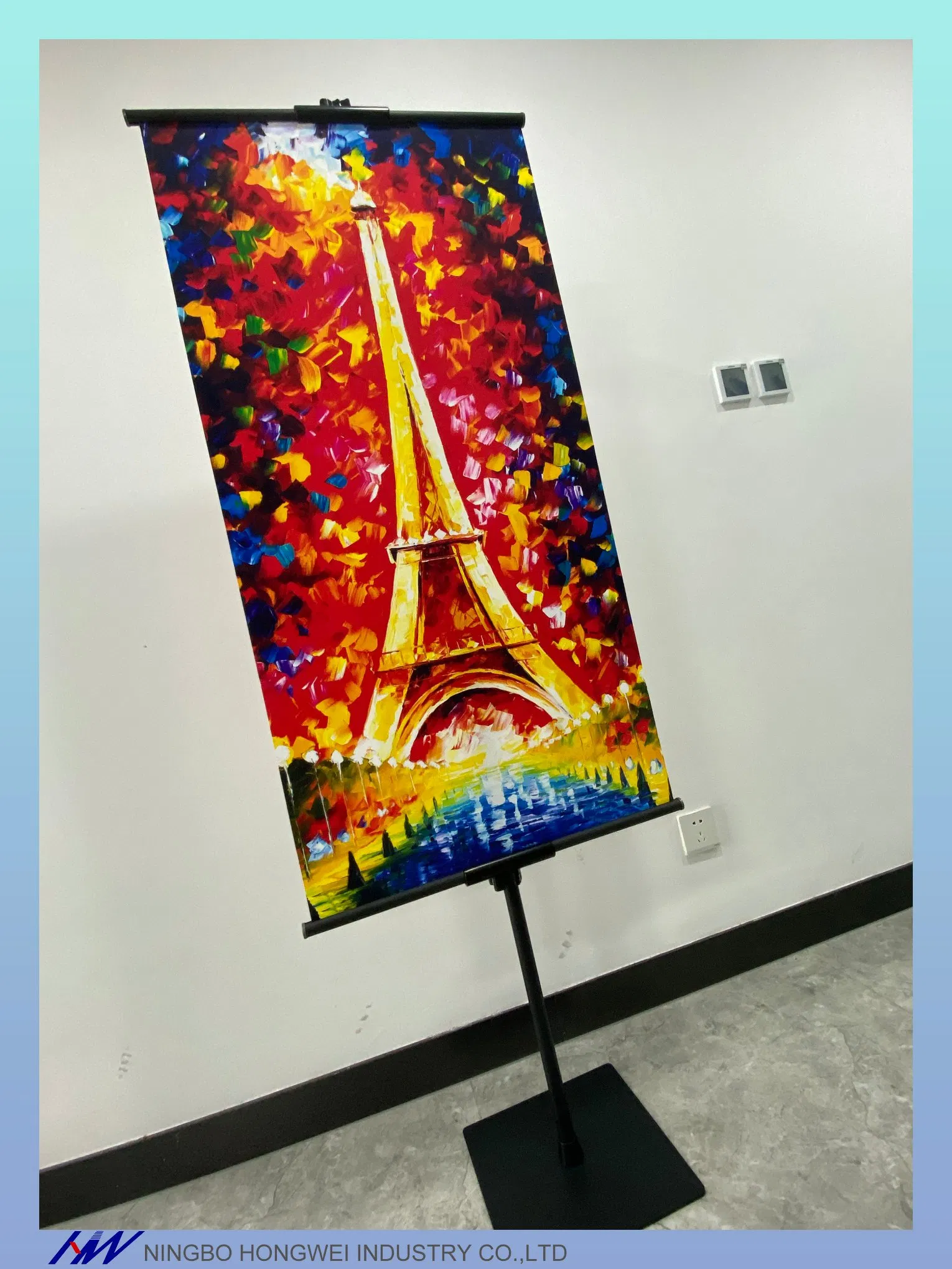 Premium Metal Display Stand for Advertising Poster Hanging