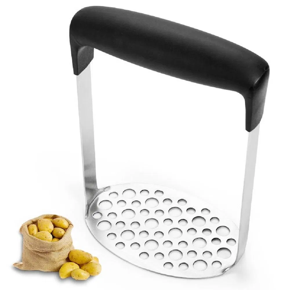 Ricer Stainless Steel Potato Masher Press for Smooth Mashed Vegetables Fruits Wbb10122