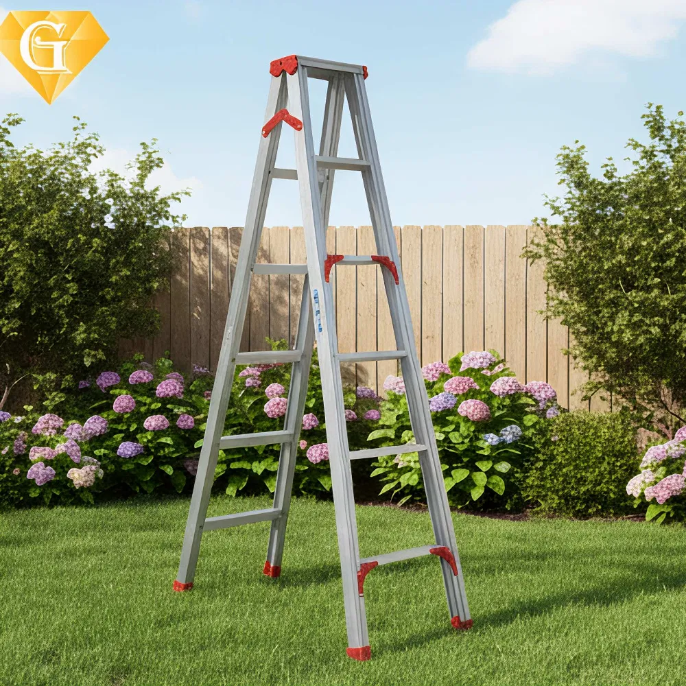 Portable Aluminum Ladder Ideal for Indoor and Outdoor Projects
