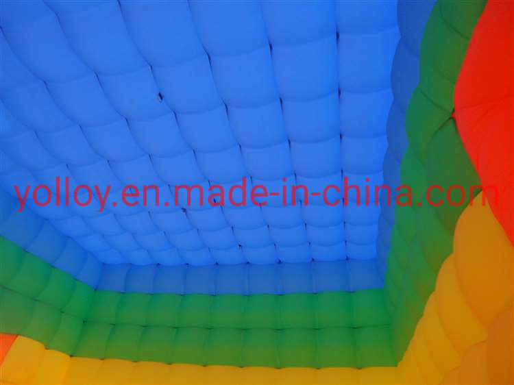 Customized Inflatable Rainbow Cube Tent for Sale