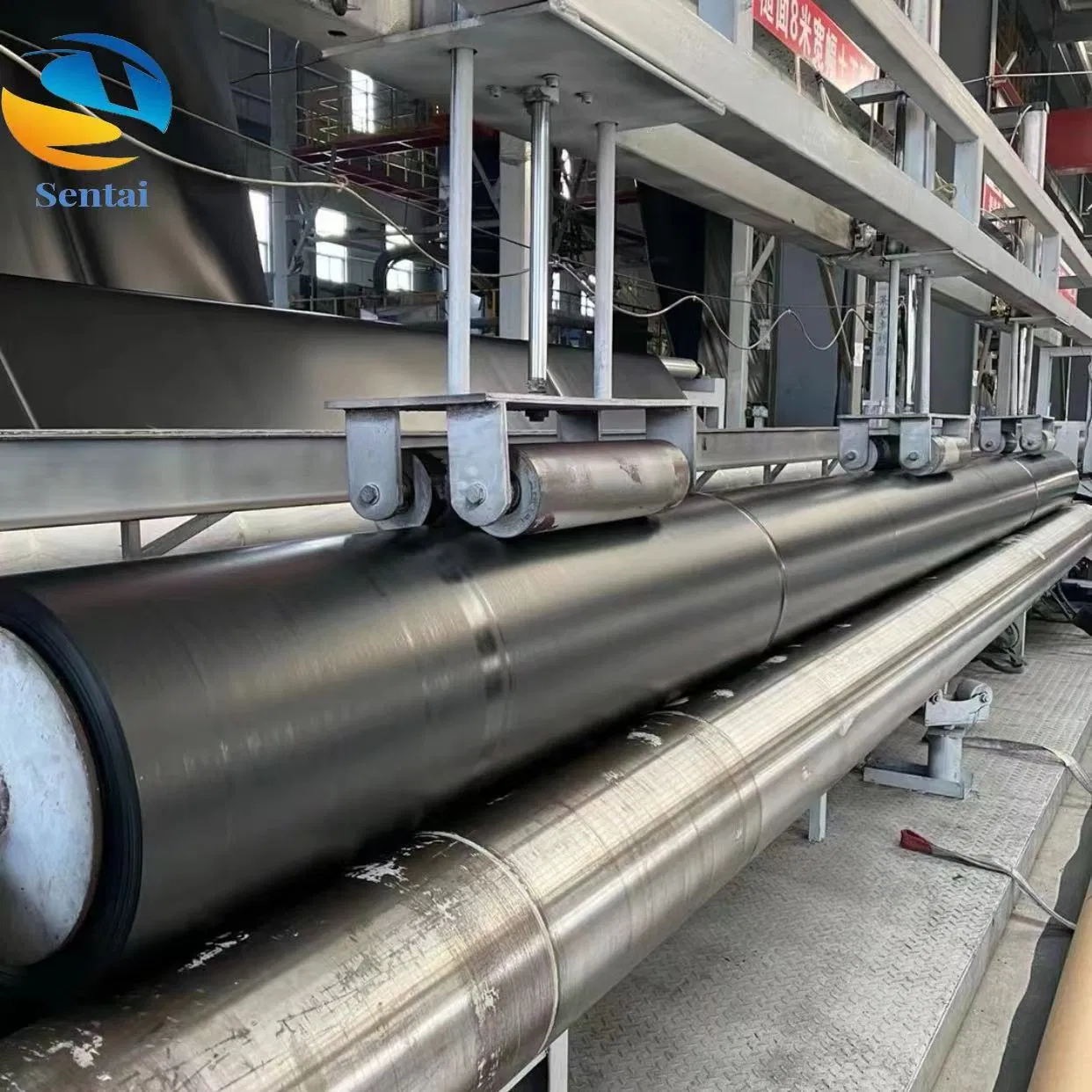 1.5mm 2mm 3mm Black HDPE Geomembrane Hazardous Waste Landfill Heap Leaching Pool Tailings Dam Regulating Pool Anti-Seepage Geomembrane