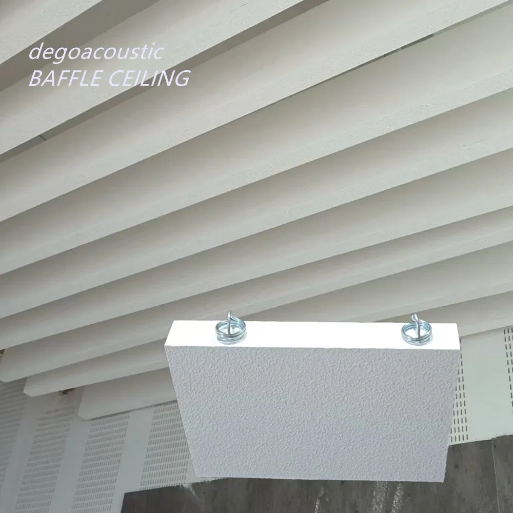 Fiberglass Wool Suspended Felt Acoustic Baffles