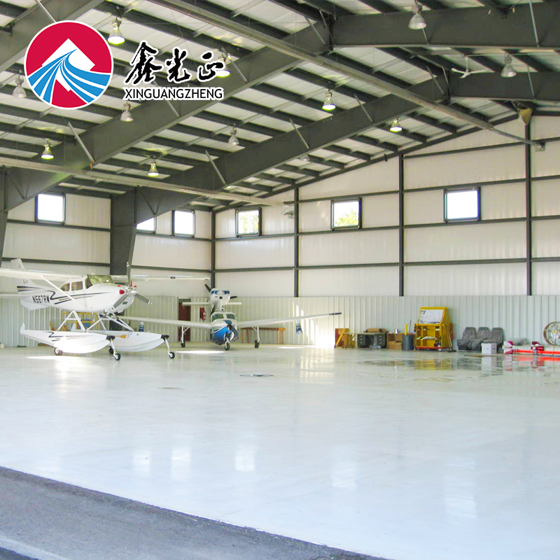 Prefabricated Steel Structure Warehouse Truck Car Shed Aircraft Hangar