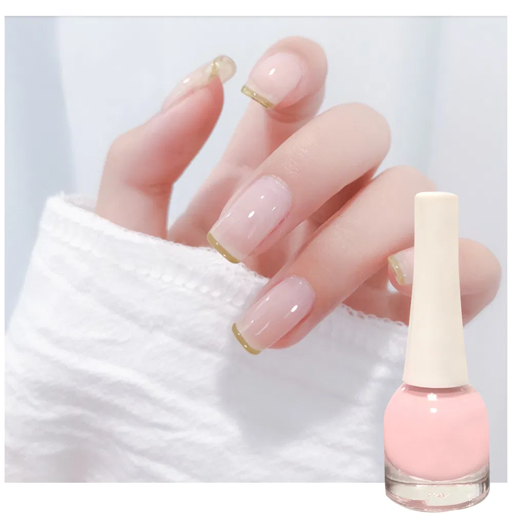 OEM Custom Private Label Gel Couture Water Based Air Dry Nail Polish Clear Peel off Nail Polish for Nail Manicure
