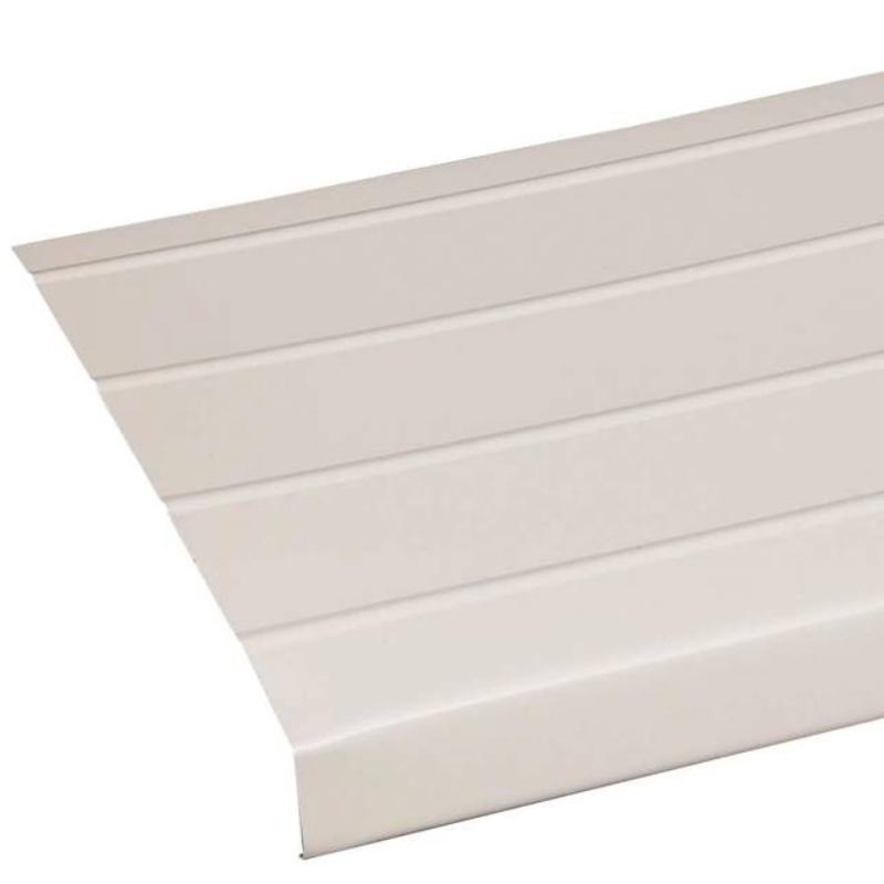 Brown Aluminumribbed Face 8"W X 9'10" Long Fascia