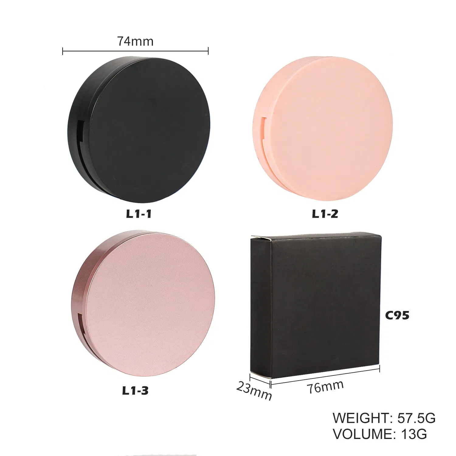 Private Label Sweat and Waterproof Oil Control Mineral Compact Pressed Powder