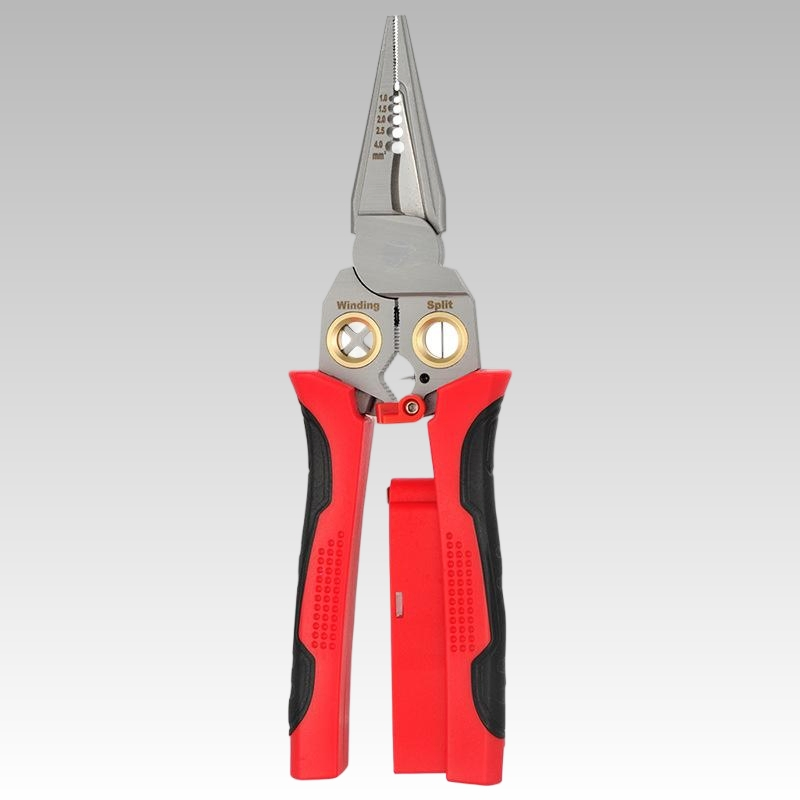 Multifunction Voltage Testing Electrician's Pliers with Wire Stripper