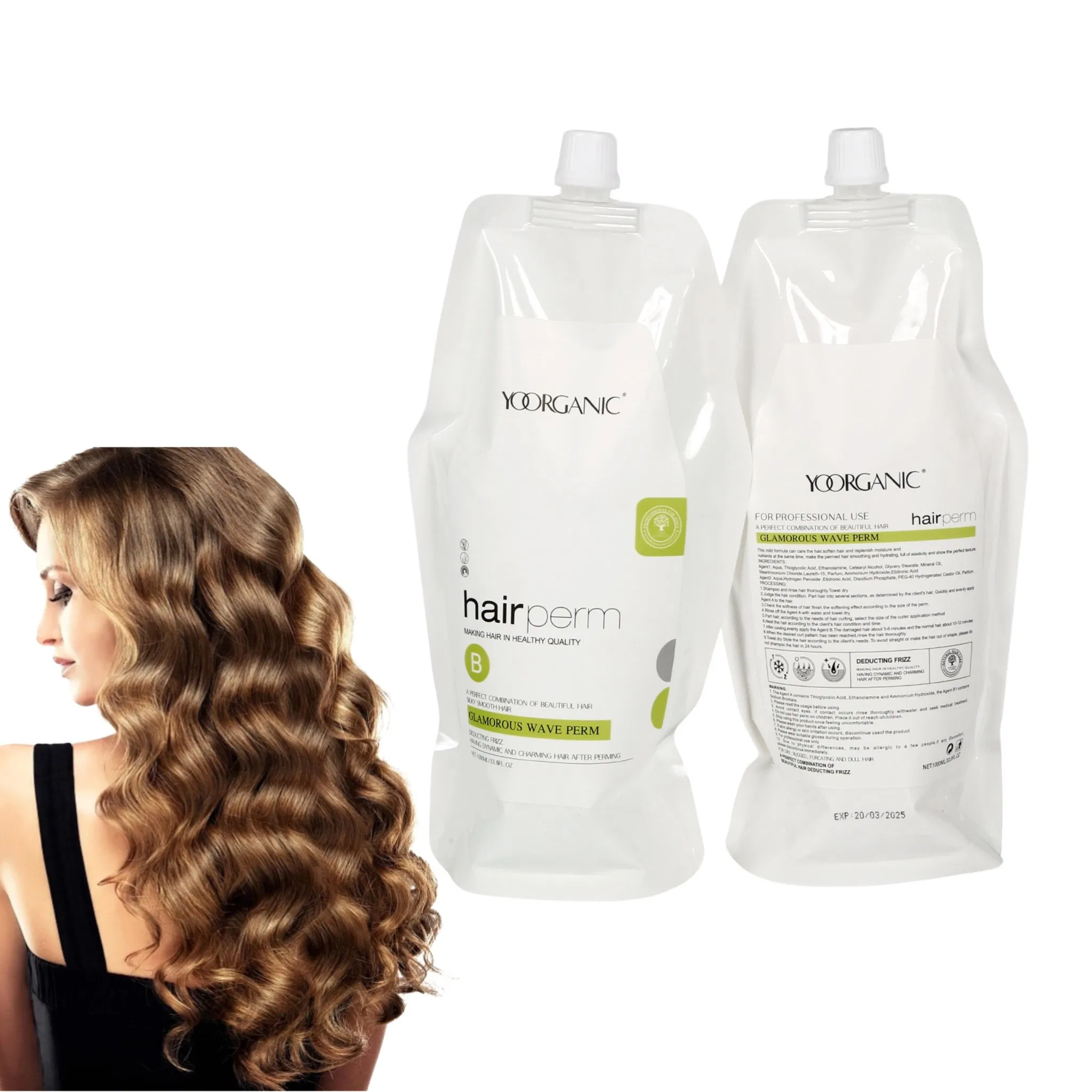 Best Price Perm Natural Hair Curling Cream 1000ml Organic Hair Curly Cream