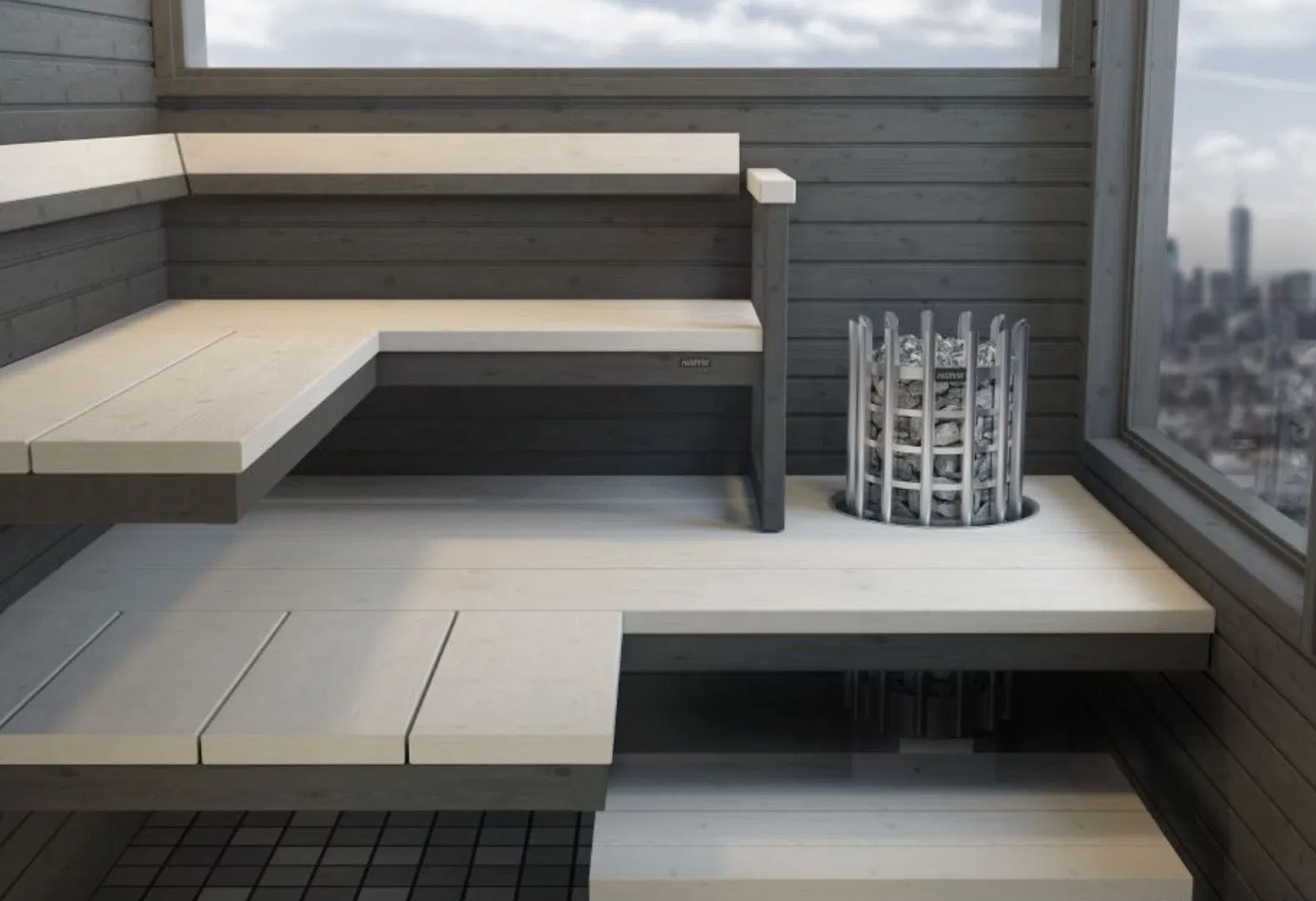 Электрический обогреватель для сауны Harvia Glow TRT70XE/90XE