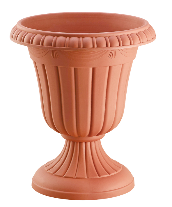 Пластиковый цветочный горшок-урна (4 размера)