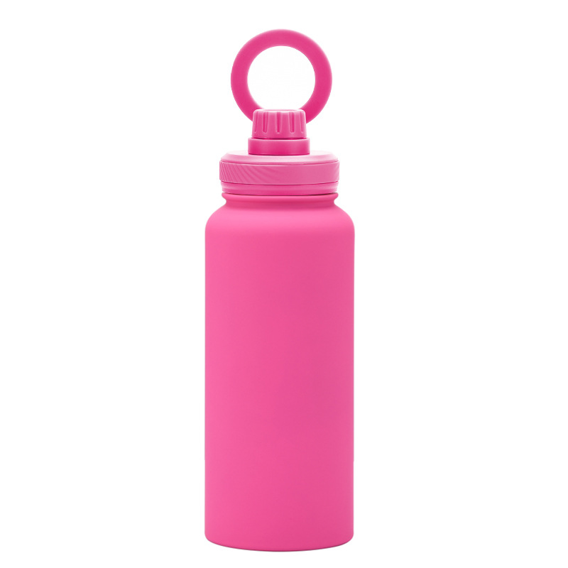 1000ml Metal Flask Double Insulated Water Bottles with Magnet Lid