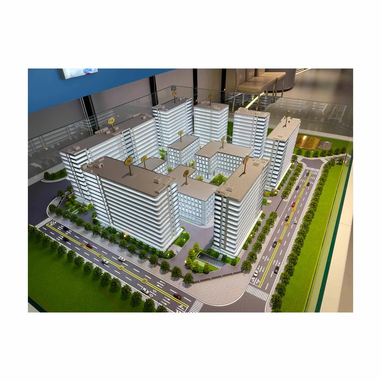 3D Professional Design, Customized Industrial Factory Architectural Model Making