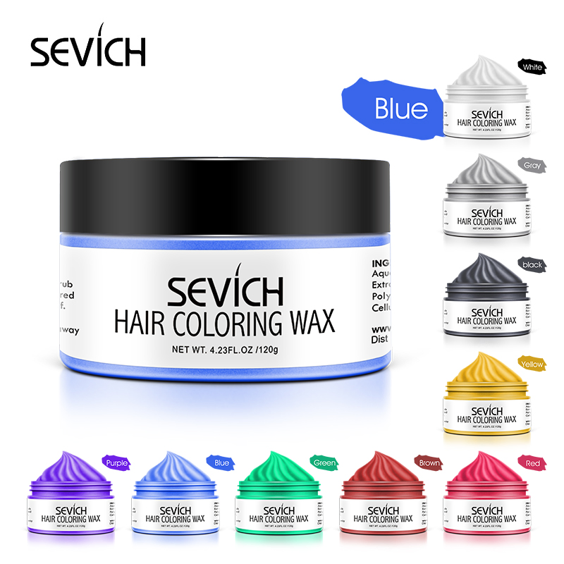 9 Colors Private Label Temporary Hair Color Wax Dye