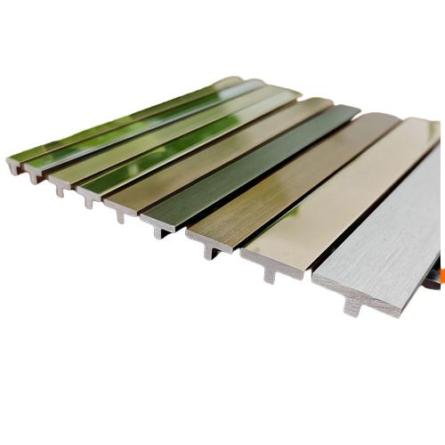 201 304 T Shaped Tile Edging Border Trim Stainless Steel Decorative Metal