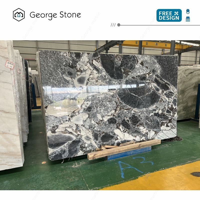 Manufacture Flat Floor Tiles Mosaic Bathroom Tile Granite Slab Onyx Natural Marble