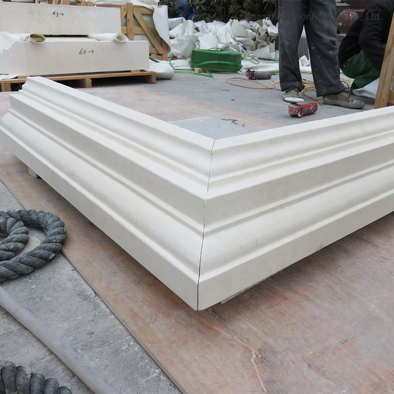 Natural Floor Wall Tile Limestone for Outdoor Baluster Railing Moulding