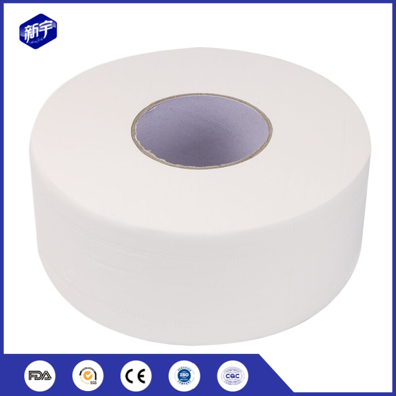 OEM Virgin Wood Pulp Jumbo Tissue Roll with High Wet Strength for Industrial and Office Use